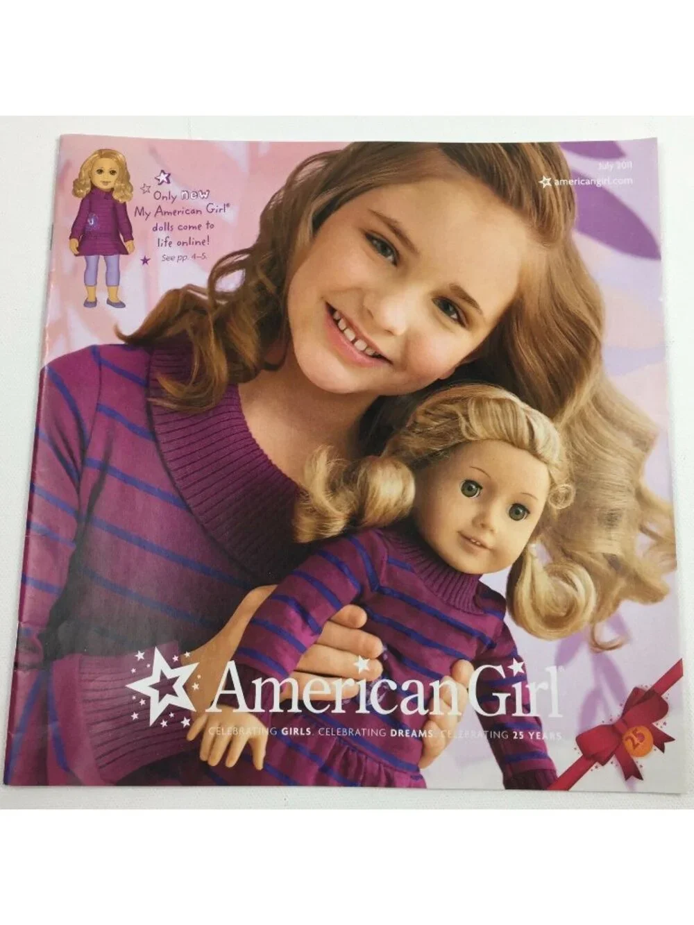 American Girl AG Catalog 25 Years July 2011 My Kanani Julie Molly Doll